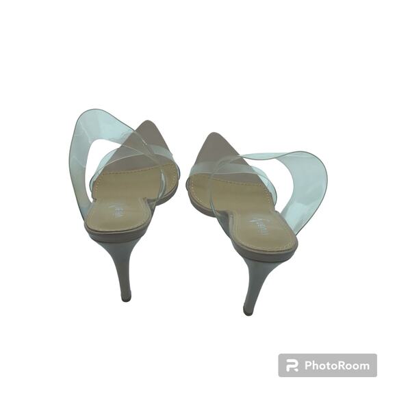 VIVIANLY Clear Point Toe Mule Sandals  | Size 11 - Picture 5 of 5